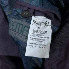 Load image into Gallery viewer, Vintage 90's Kempel 100% Polyester Maroon Lightweight Button Bomber Jacket