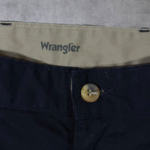 Load image into Gallery viewer, Wrangler "Pleated Front" Classic Black Straight Leg Cotton Chino Trousers
