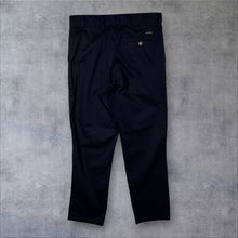 Load image into Gallery viewer, Wrangler "Pleated Front" Classic Black Straight Leg Cotton Chino Trousers
