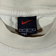 Load image into Gallery viewer, Vintage Nike Classic Embroidered Mini Swoosh Logo Beige Cotton T-Shirt