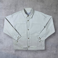 Load image into Gallery viewer, Early 00's Columbia Sportswear Cream Beige Canvas Workwear Chore Jacket Over Shirt