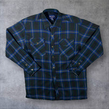 Load image into Gallery viewer, Vintage Big Yank Plaid Check Light Padded Long Sleeve Flannel Shirt