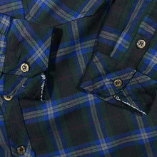 Load image into Gallery viewer, Vintage Big Yank Plaid Check Light Padded Long Sleeve Flannel Shirt