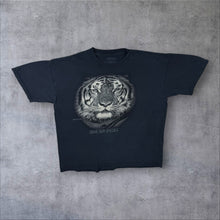 Load image into Gallery viewer, The Mountain "Save Our Species" Tiger Animal Wildlife Graphic Black Cotton T-Shirt