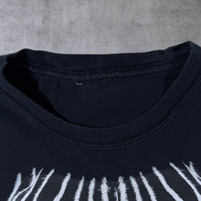 Load image into Gallery viewer, Zebra Animal Nature Wildlife Graphic Faded Black Cotton T-Shirt