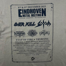 Load image into Gallery viewer, Eindhoven Metal Meeting Heavy Metal Music Band Festival Lineup Brown T-Shirt