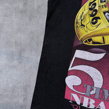 Load image into Gallery viewer, Vintage Pro Player NBA Chicago Bulls "5 Time Champions" Black Single Stitch T-Shirt