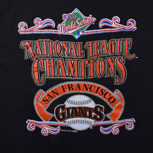 Load image into Gallery viewer, Vintage Nutmeg MLB (1989) San Francisco Giants "Champions" Black Single Stitch T-Shirt