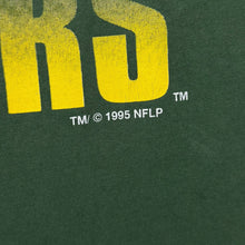 Load image into Gallery viewer, Vintage Logo 7 (1995) NFL Green Bay Packers Football Green Single Stitch T-Shirt