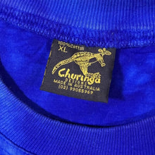 Load image into Gallery viewer, Vintage Churinga (1996) "Seaworld" Australia Ocean Wildlife Tourist Blue Tie Dye T-Shirt