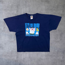 Load image into Gallery viewer, Family Guy "Let's Go Drink" Animated Cartoon TV Show Graphic Navy Blue T-Shirt