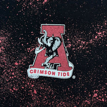 Load image into Gallery viewer, Vintage American Thunder "Alabam Crimson Tide" College Basketball Red Splatter T-Shirt
