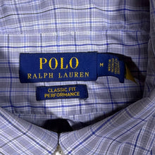 Load image into Gallery viewer, Polo Ralph Lauren "Classic Fit Performance" Blue Check Long Sleeve Button-Down Shirt