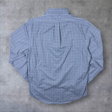 Load image into Gallery viewer, Polo Ralph Lauren "Classic Fit Performance" Blue Check Long Sleeve Button-Down Shirt