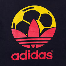 Load image into Gallery viewer, Adidas Soccer Football Logo Spellout Graphic Black T-Shirt