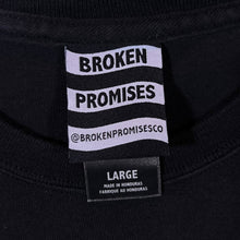 Load image into Gallery viewer, Broken Promises Co. "Never Forgive" Tattoo Goth Graphic Black T-Shirt