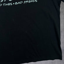 Load image into Gallery viewer, Lethal Threat "Good Times Bad Friends" Goth Biker Skull Graphic Black T-Shirt