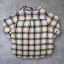 Load image into Gallery viewer, Cato Multi Plaid Check Long Sleeve Open Collar Pullover Flannel Shirt