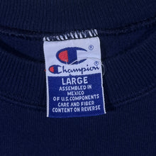 Load image into Gallery viewer, Vintage Champion "Spelman Alumna" Spellout Graphic Navy Blue Sweatshirt