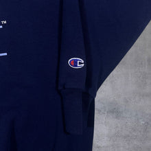 Load image into Gallery viewer, Vintage Champion "Spelman Alumna" Spellout Graphic Navy Blue Sweatshirt