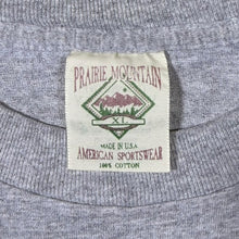 Load image into Gallery viewer, Vintage Prairie Mountain "Mount Rushmore" USA Tourist Graphic Grey Single Stitch T-Shirt
