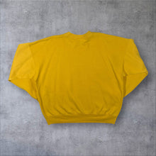Load image into Gallery viewer, Vintage Hanes "Schaumburg Saxons" Basketball Graphic Yellow Sweatshirt