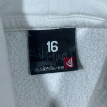Load image into Gallery viewer, Quiksilver Surfer Skater Y2K All-Over Print Graphic White Pullover Hoodie
