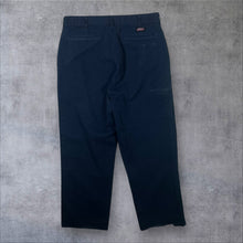 Load image into Gallery viewer, Dickies Navy Blue Straight Leg Skater Workwear Cargo Style Chino Trousers
