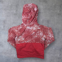 Load image into Gallery viewer, The North Face NPW71535 Red Patterned Lightweight Hooded Novelty Compact Jacket