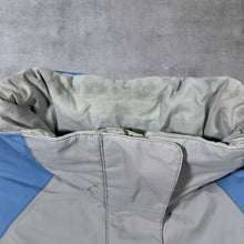 Load image into Gallery viewer, Helly Hansen Blue Beige Hooded Windbreaker Sailing Hiking Jacket