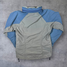 Load image into Gallery viewer, Helly Hansen Blue Beige Hooded Windbreaker Sailing Hiking Jacket