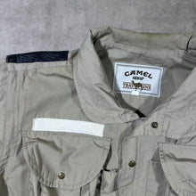 Load image into Gallery viewer, Vintage Camel Shop Travel Line Safari Utility Heavy Cotton Field Jacket