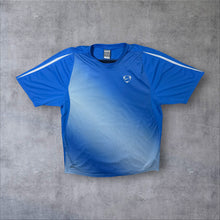 Load image into Gallery viewer, 00's Nike Tiempo Fit Dry Blue White Gradient Sports T-Shirt