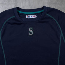 Load image into Gallery viewer, Majestic MLB Seattle Mariners Embroidered Baseball Logo Polyester Sports Sweatshirt
