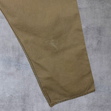 Load image into Gallery viewer, Vintage Levi's Workwear Fit Brown Distressed Heavy Cotton Carpenter Denim Jeans