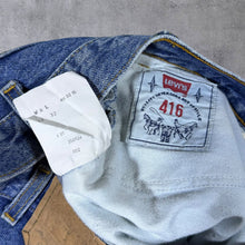 Load image into Gallery viewer, Vintage Levi's 416 Orange Tab Regular Tapered Fit Blue Denim Jeans