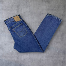 Load image into Gallery viewer, Vintage Levi's 416 Orange Tab Regular Tapered Fit Blue Denim Jeans