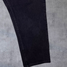 Load image into Gallery viewer, Vintage Lee Made In Mexico Classic Black Regular Fit Straight Leg Denim Jeans