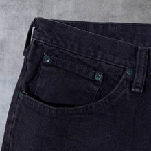 Load image into Gallery viewer, Vintage Lee Made In Mexico Classic Black Regular Fit Straight Leg Denim Jeans