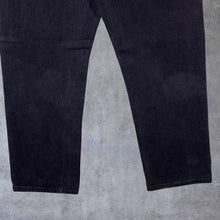 Load image into Gallery viewer, Vintage Lee Made In Mexico Classic Black Regular Fit Straight Leg Denim Jeans