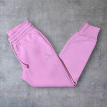 Load image into Gallery viewer, Nike Mini Swoosh Logo Classic Pink Drawstring Waist Cuffed Sweatpants Joggers