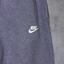 Load image into Gallery viewer, Nike Mini Logo Classic Grey Drawstring Waist Cuffed Sweatpants Joggers