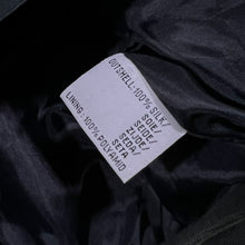 Load image into Gallery viewer, Vintage Let's Go 100% Silk Black Lightweight Zip Bomber Jacket
