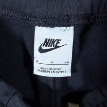 Load image into Gallery viewer, Nike Classic Embroidered Mini Swoosh Logo Black Drawstring Sweat Shorts