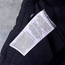 Load image into Gallery viewer, Nike Classic Embroidered Mini Swoosh Logo Black Drawstring Sweat Shorts