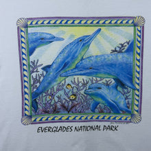 Load image into Gallery viewer, Vintage 90's Everglades National Park Dolphin Wildlife Tourist Graphic Single Stitch T-Shirt