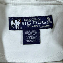 Load image into Gallery viewer, Early 00's Big Dogs Classic Embroidered Mini Logo White Cotton T-Shirt