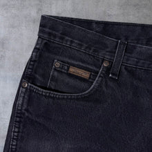 Load image into Gallery viewer, Early 00's Wrangler Classic Faded Black Straight Leg Cotton Denim Jeans