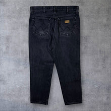 Load image into Gallery viewer, Early 00's Wrangler Classic Faded Black Straight Leg Cotton Denim Jeans
