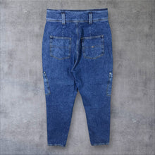 Load image into Gallery viewer, Tommy Hilfiger Jeans "New Paperbag Mom Jean" Blue Denim Tapered Jeans